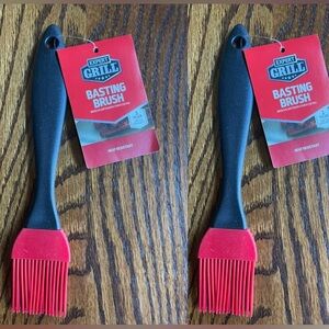 Expert Grill Basting Brushes, Heat Resistant, Food-Grade Silicone (Set of 2) NEW